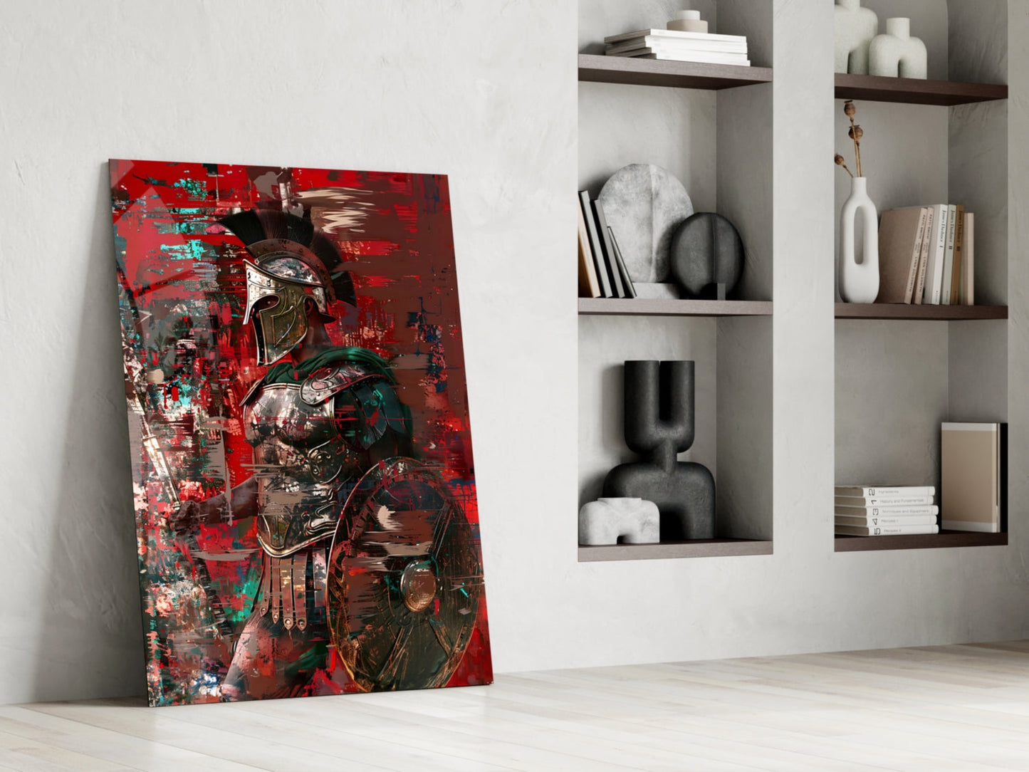 Gladiator Glass Wall Art || Designer Collection