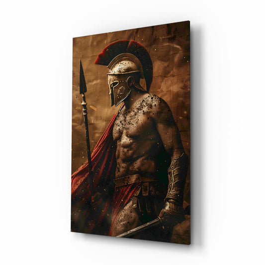 Gladiator Glass Wall Art || Designer Collection