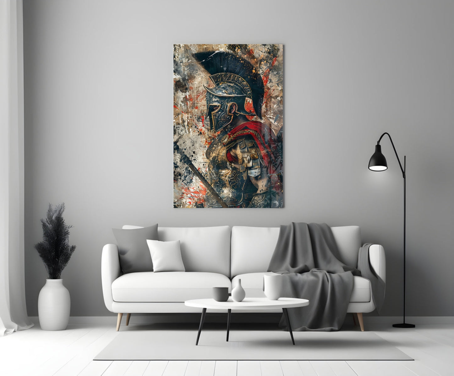 Gladiator Glass Wall Art || Designer Collection