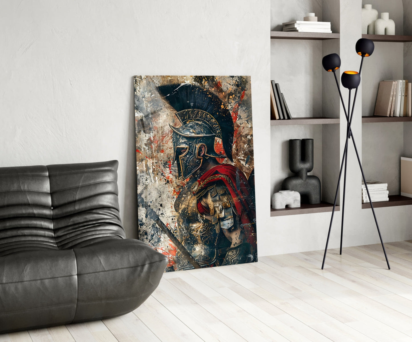 Gladiator Glass Wall Art || Designer Collection