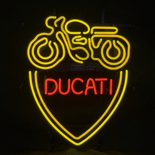 Ducati Motorcycle Neon Sign Light
