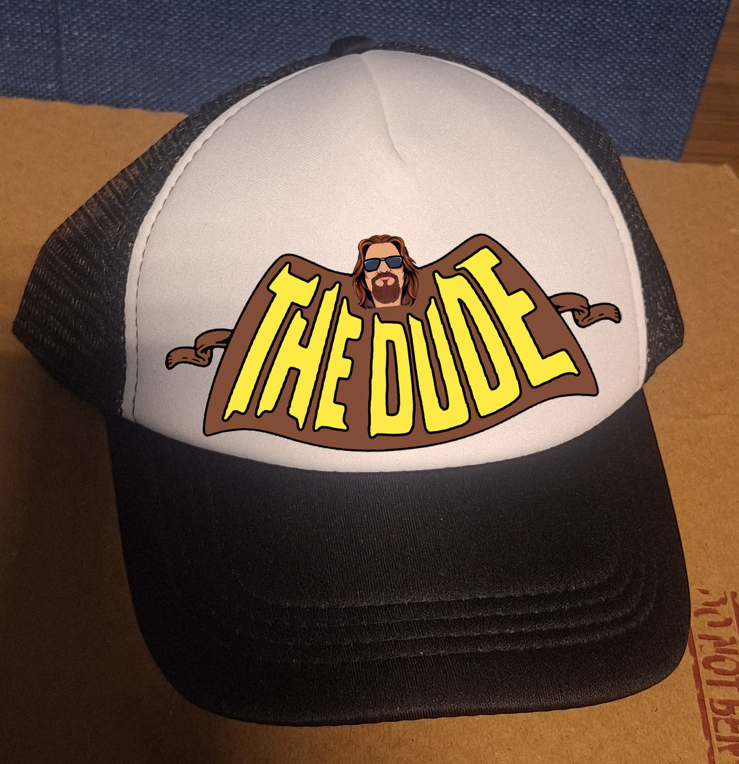 Adjustable Trucker Baseball Hat Cap The Dude Big Lebowski