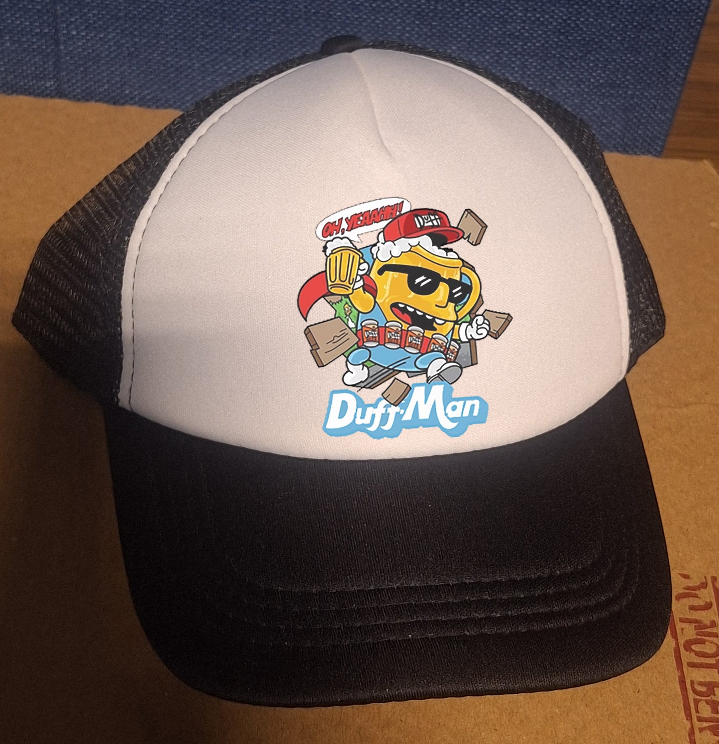 Adjustable Trucker Baseball Hat Cap Duff Man Beer Simpsons Kool Aid Parody