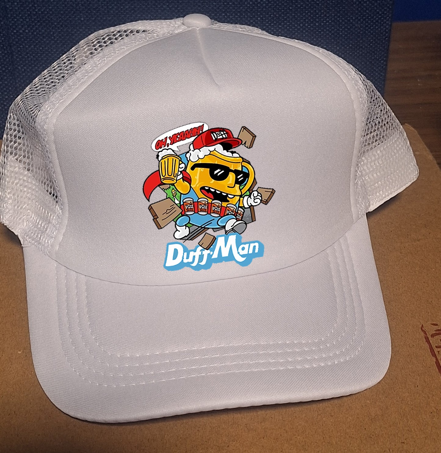 Adjustable Trucker Baseball Hat Cap Duff Man Beer Simpsons Kool Aid Parody