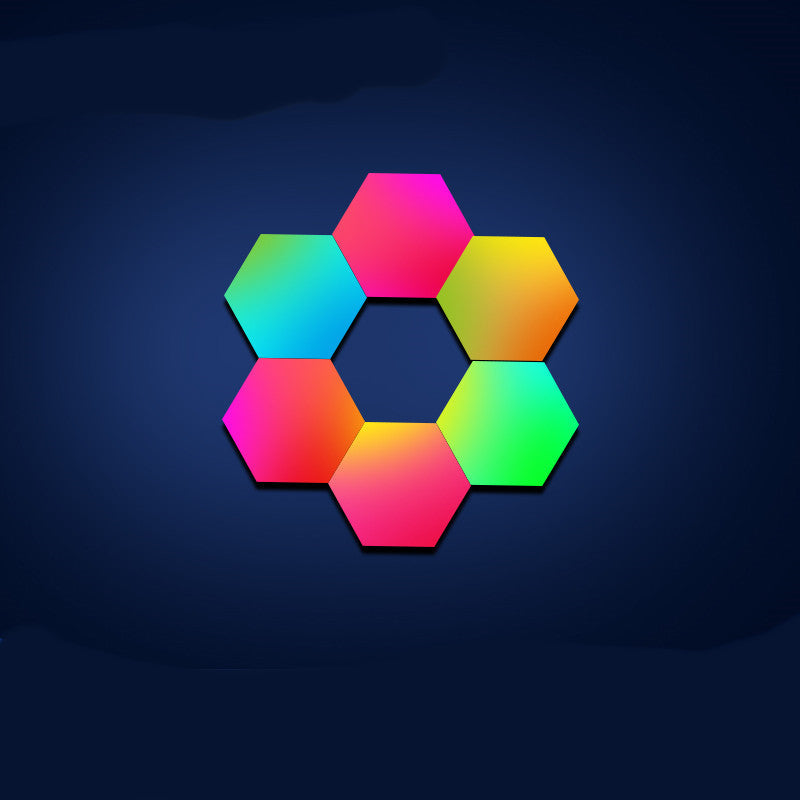 Quantum Induction Hexagon Wall Lights
