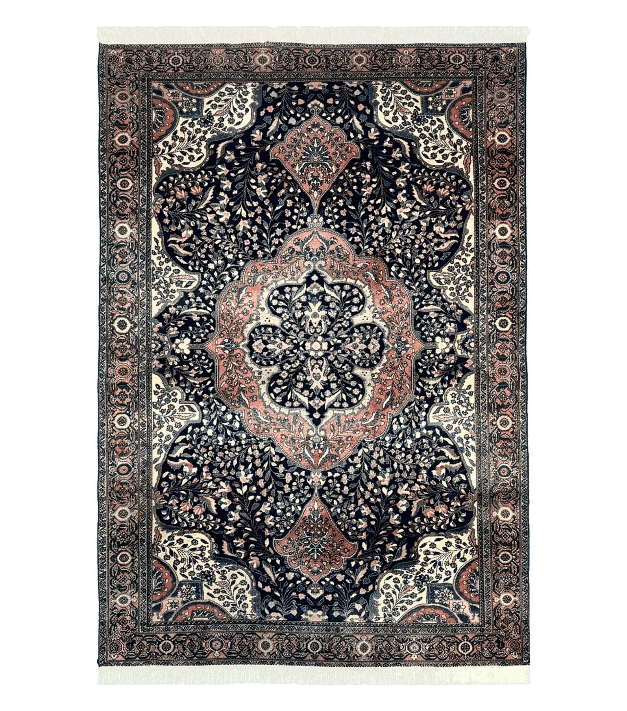 Antique Persian Sarouk Farahan Rug 4x7, Collectible Persian Carpet