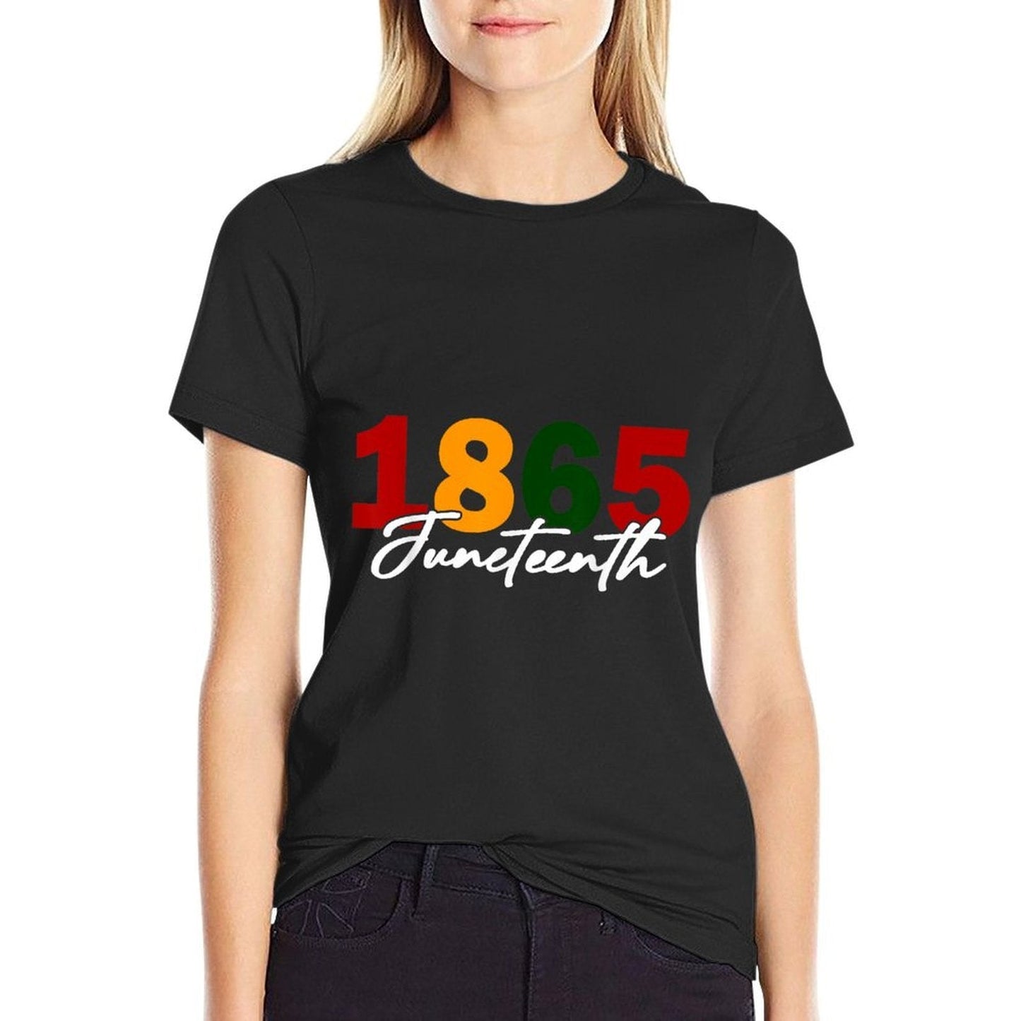 Juneteenth 2025 Women Men African American Juneteenth 1865  Cotton T-Shirt