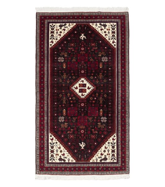 4' X 7' Vintage Handmade Indian Jaipur Rug Bird Carpet