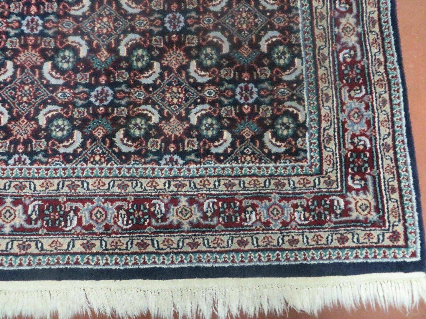 4' X 6' Vintage Handmade Indian Amristar Wool Rug Carpet Nice