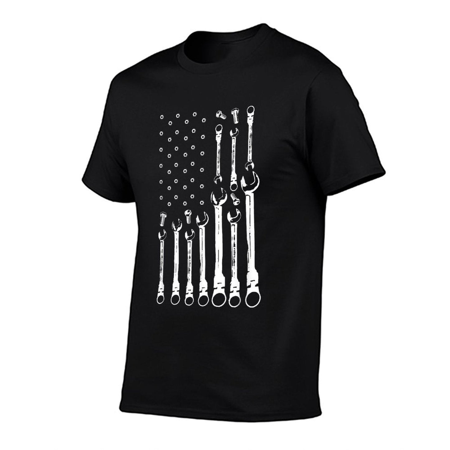 Mechanic Flag American Patriotic Flag Car Mechanic USA Flag T-Shirt