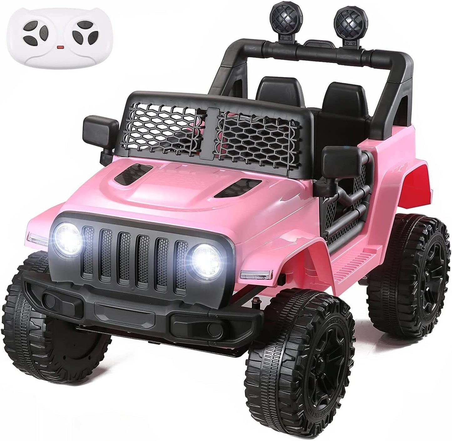 Electric Kids Ride On Car Power Wheels Jeep 2 Seater with 12V 7Ah Battery