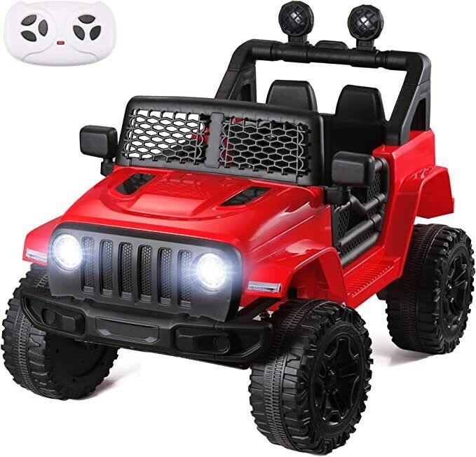 Electric Kids Ride On Car Power Wheels Jeep 2 Seater with 12V 7Ah Battery