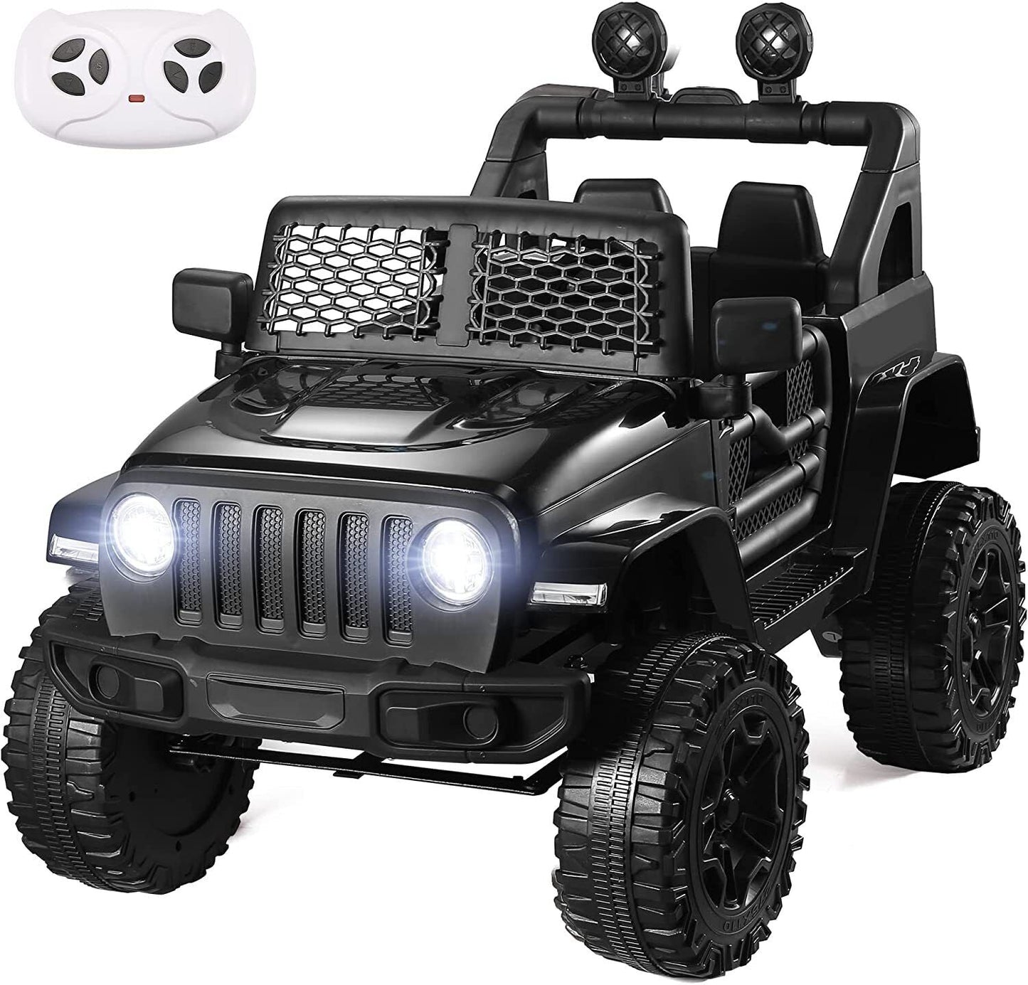 Electric Kids Ride On Car Power Wheels Jeep 2 Seater with 12V 7Ah Battery