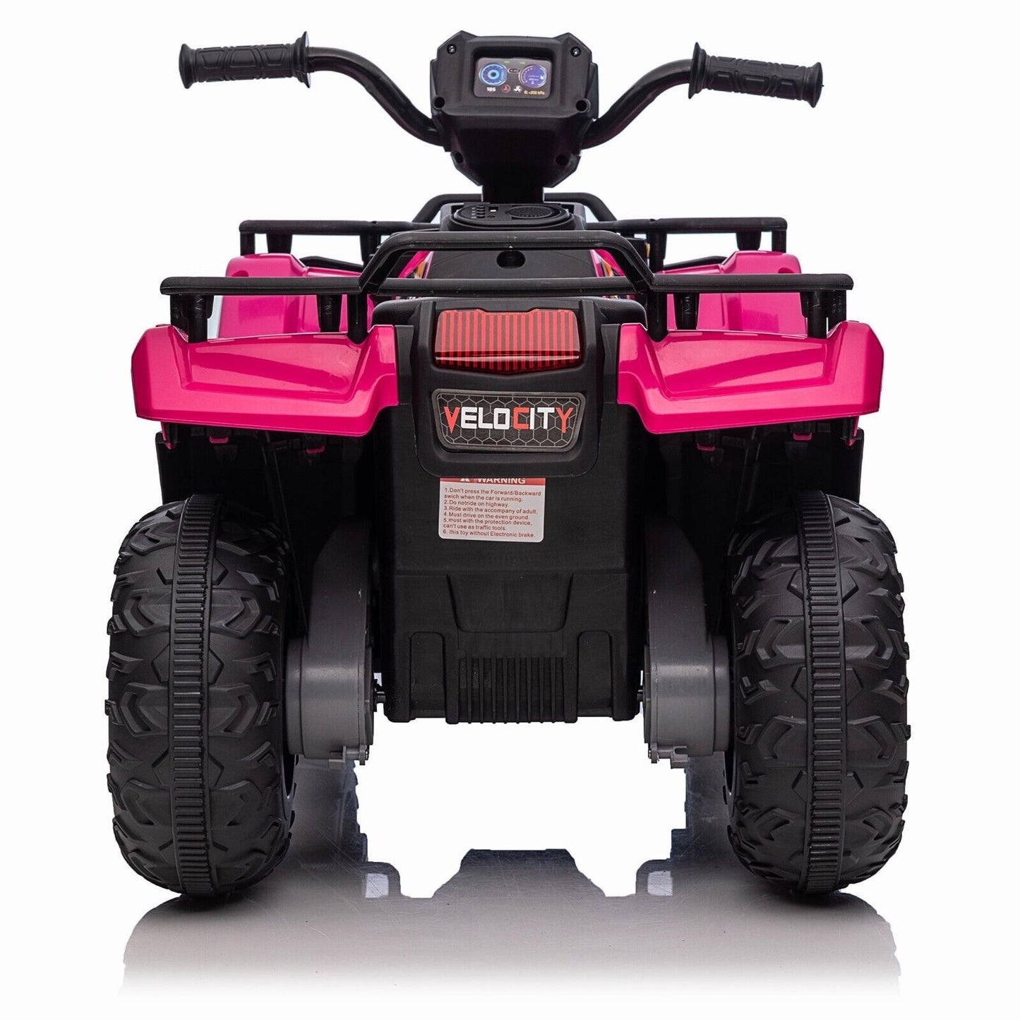 Electric Kids Ride On ATV with Music, LED Lights, and AUX/USB Port - 12V 4-Wheeler Quad