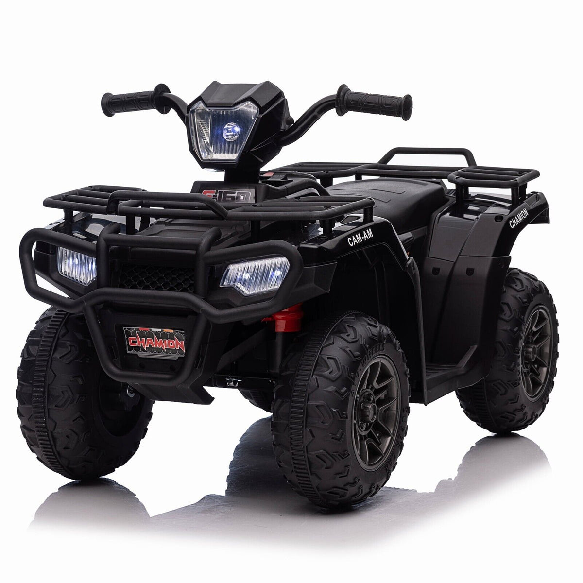 Electric Kids Ride On ATV 4-Wheeler Quad with Music, LED Lights, and USB for Ages 3-8