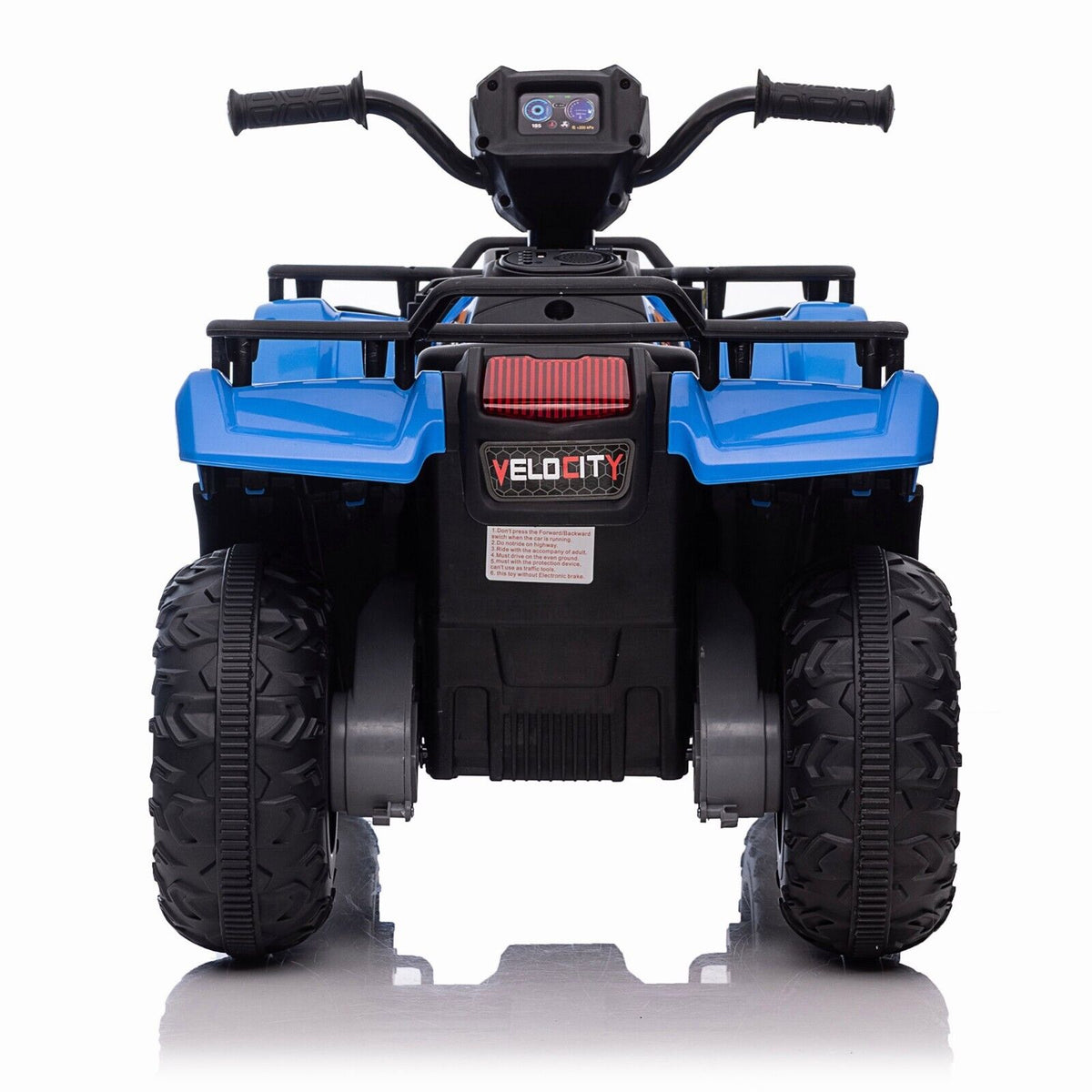 Electric Kids Ride On ATV 4-Wheeler Quad with Music, LED Lights, and USB for Ages 3-8