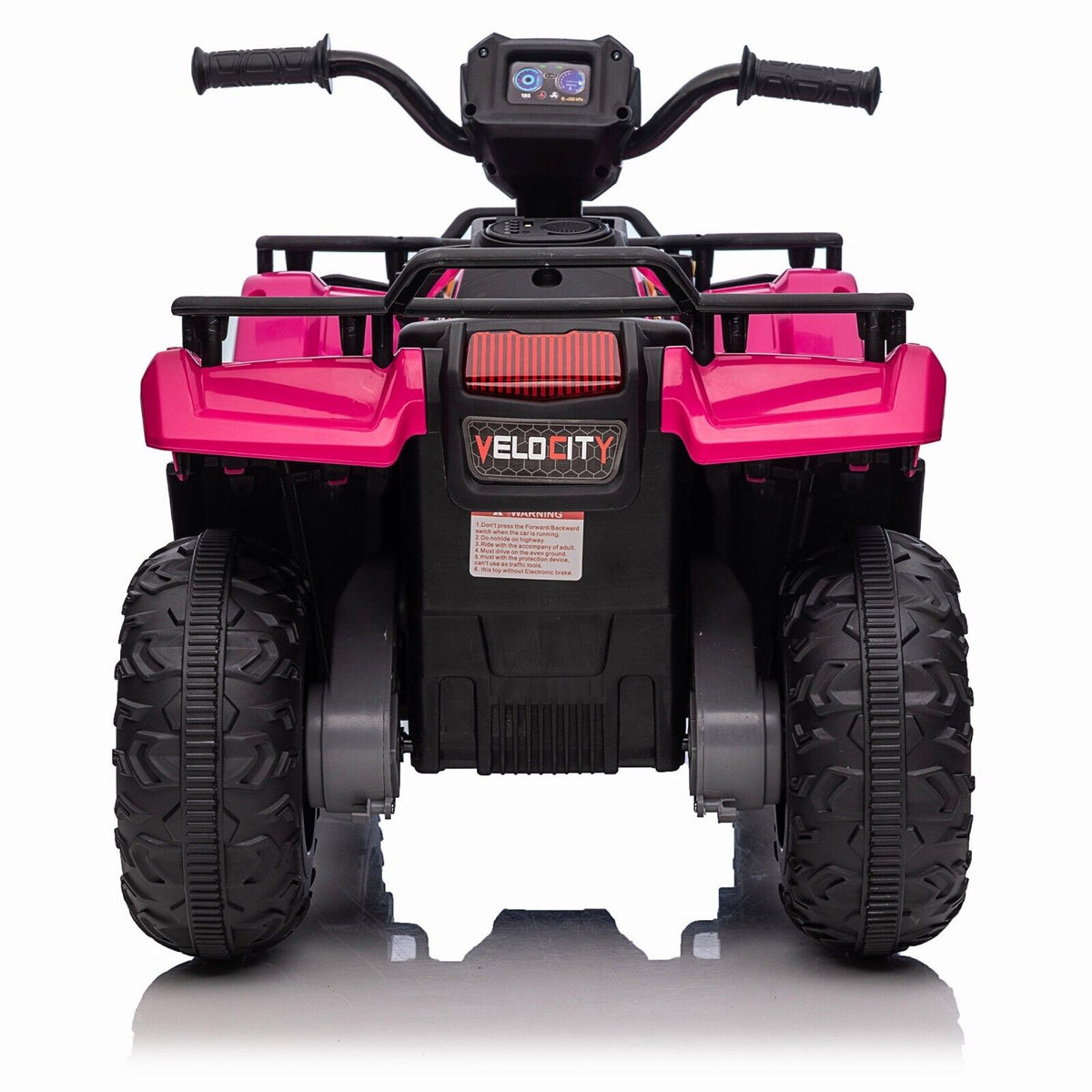 Electric Kids Ride On ATV 4-Wheeler Quad with Music, LED Lights, and USB for Ages 3-8