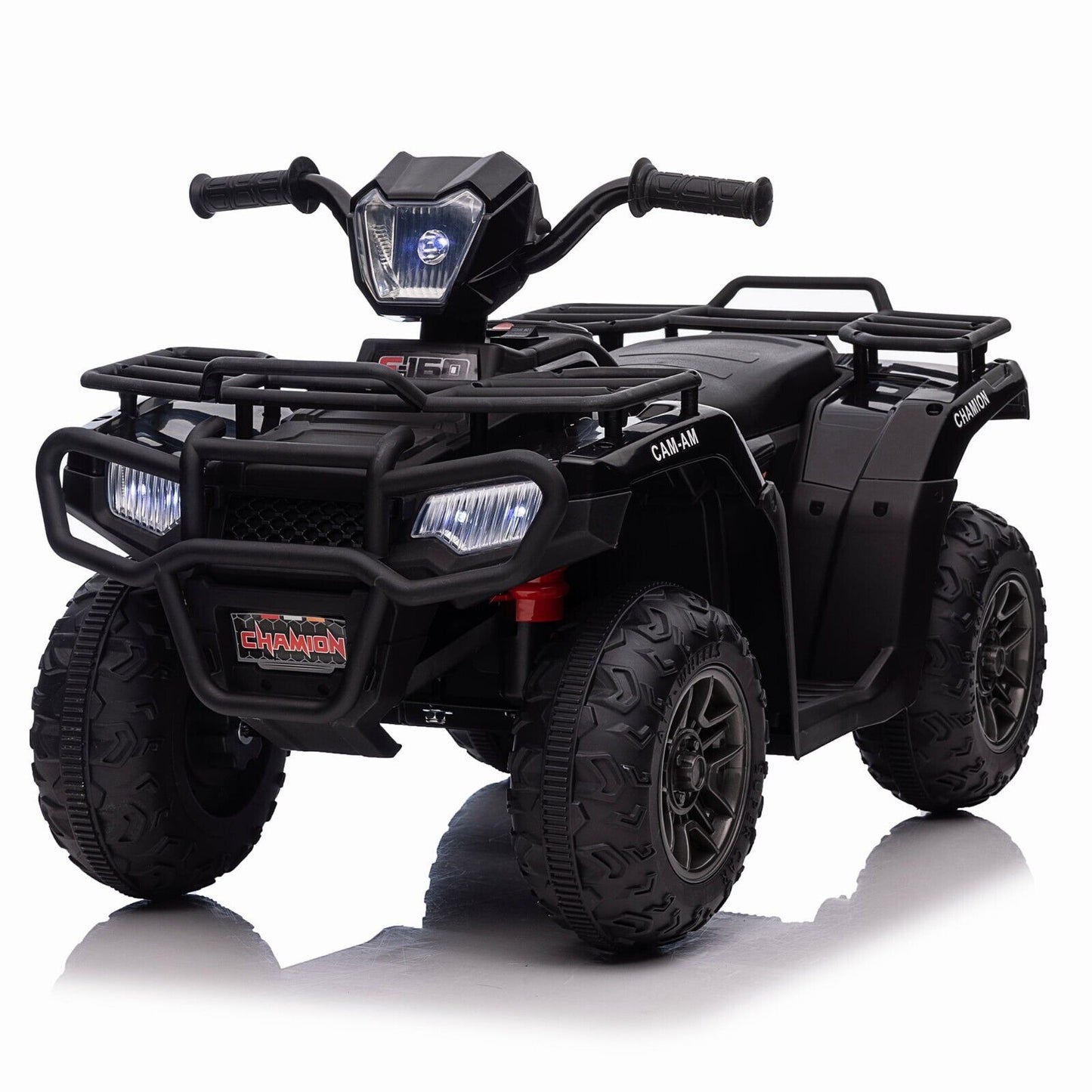 Electric 4-Wheeler Quad for Kids with MP3 Music and LED Lights - 12V ATV Ride On Car Perfect for Gifting