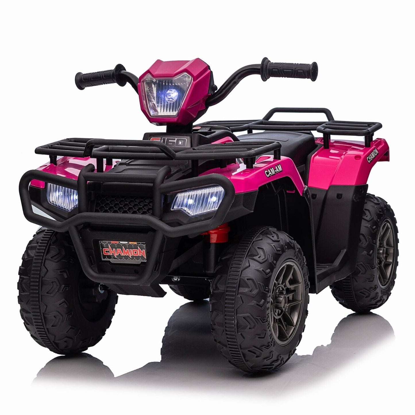 Electric 4-Wheeler Quad for Kids with MP3 Music and LED Lights - 12V ATV Ride On Car Perfect for Gifting