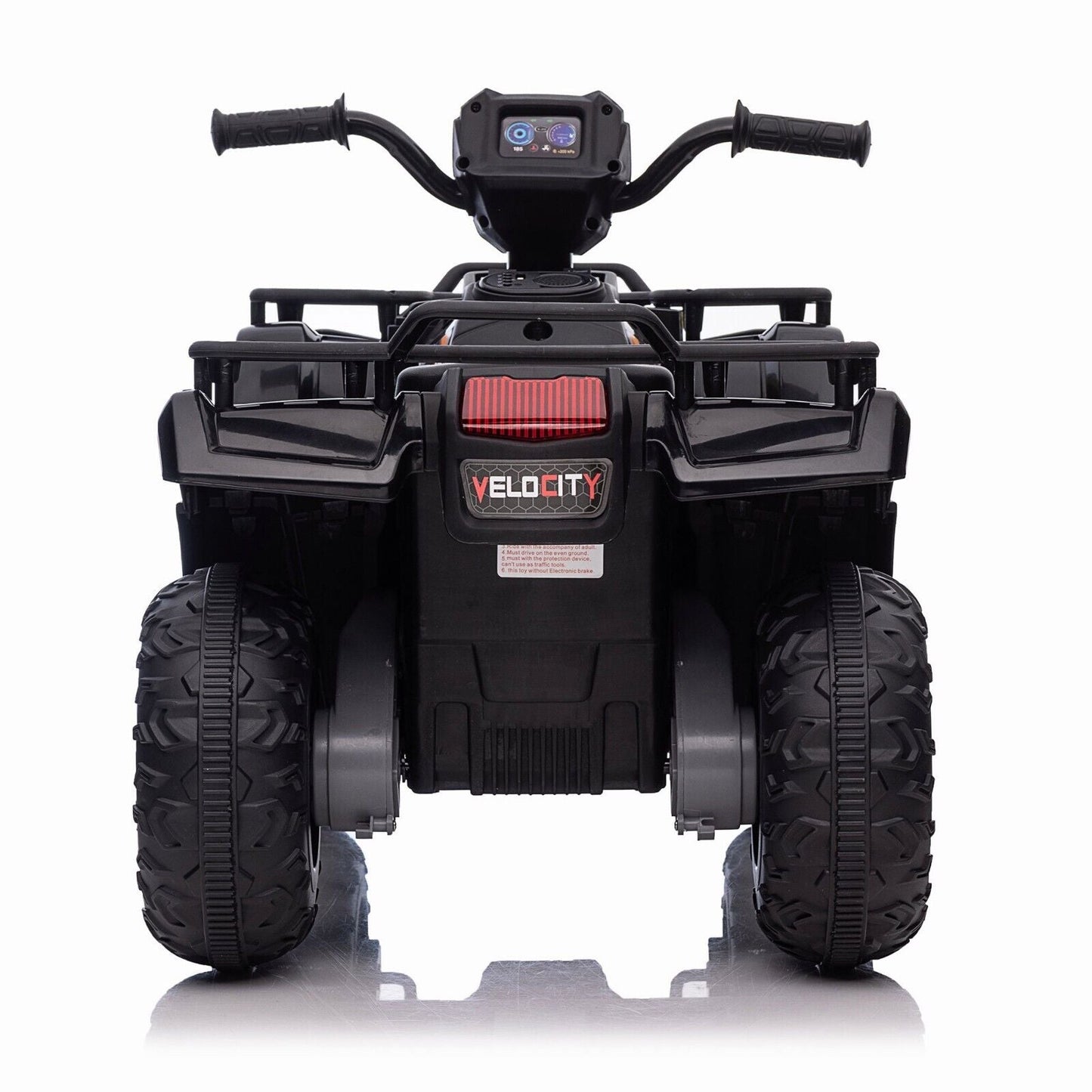 Electric 4-Wheeler Kids Ride on Car with LED Lights and MP3 Player - 12V 40W Battery-Powered ATV for Kids