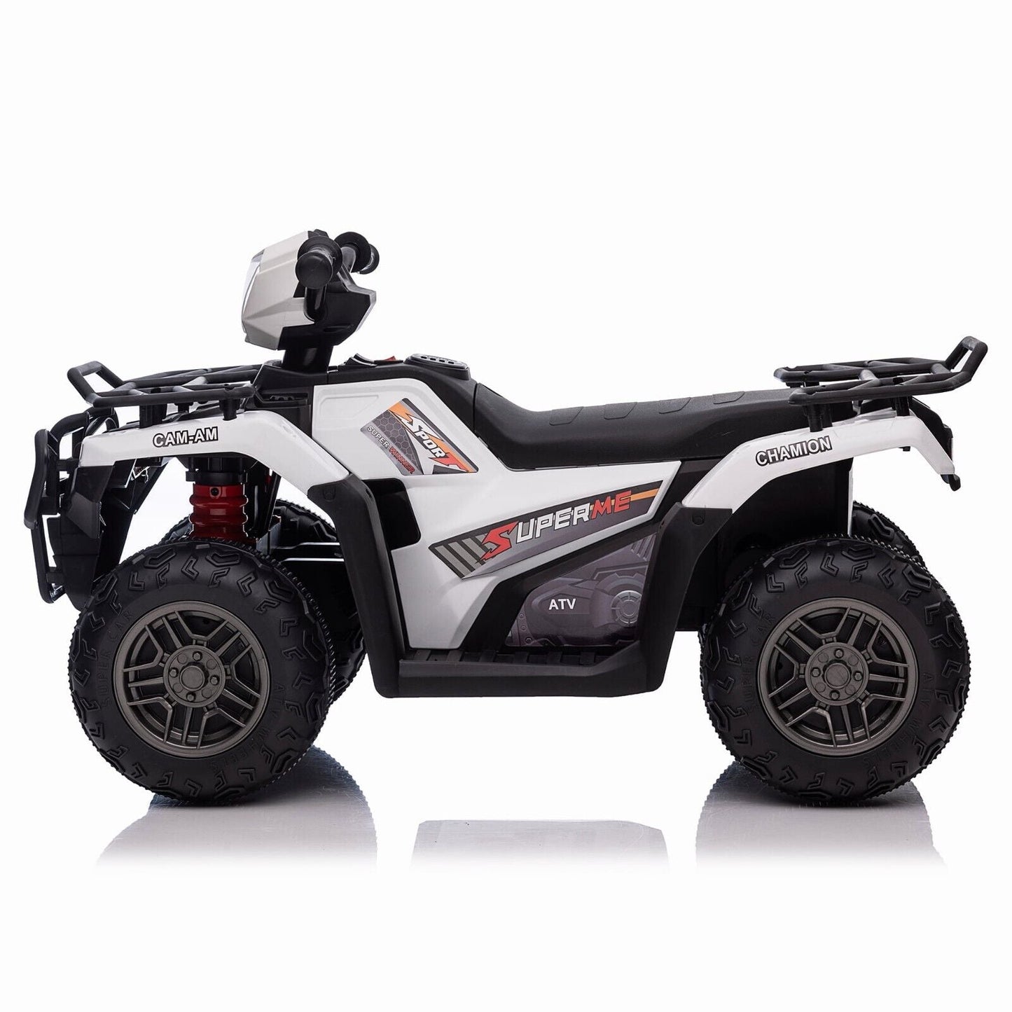 Electric 4-Wheeler Kids Ride on Car with LED Lights and MP3 Player - 12V 40W Battery-Powered ATV for Kids