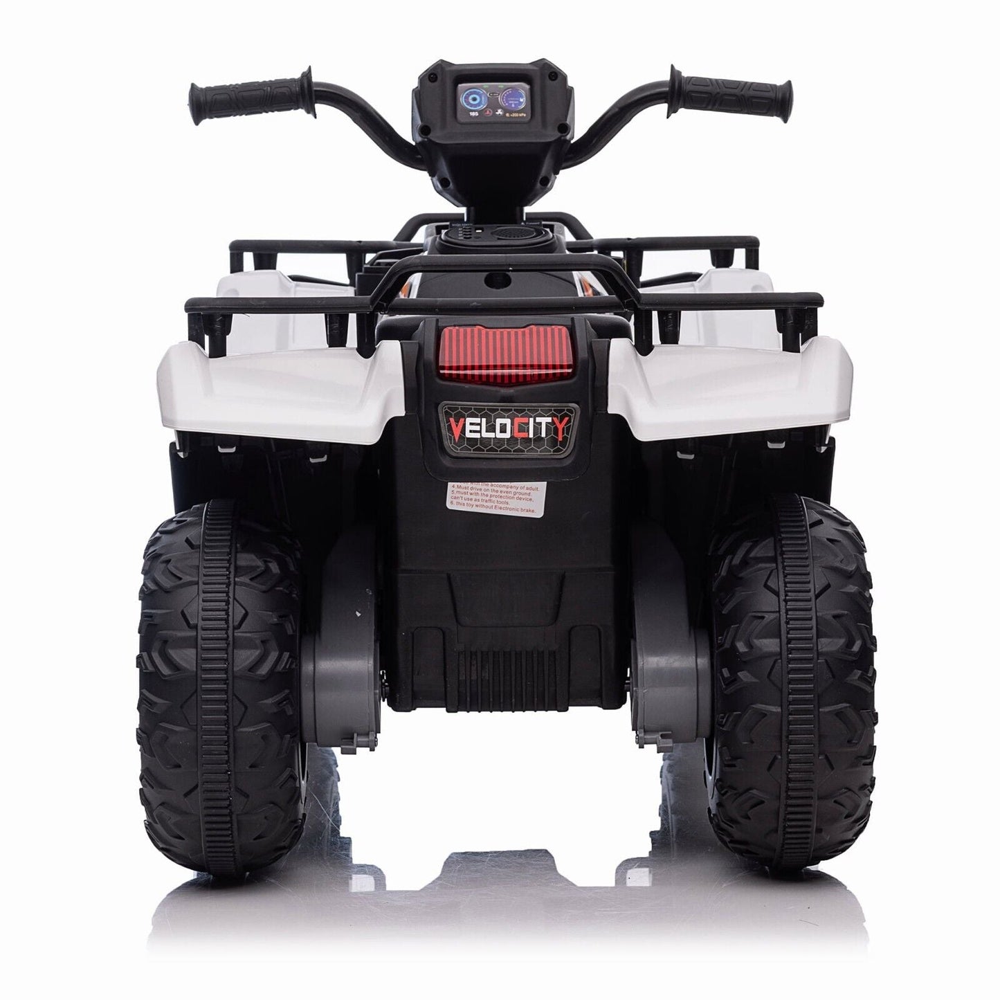 Electric 4-Wheeler Kids Ride on Car with LED Lights and MP3 Player - 12V 40W Battery-Powered ATV for Kids