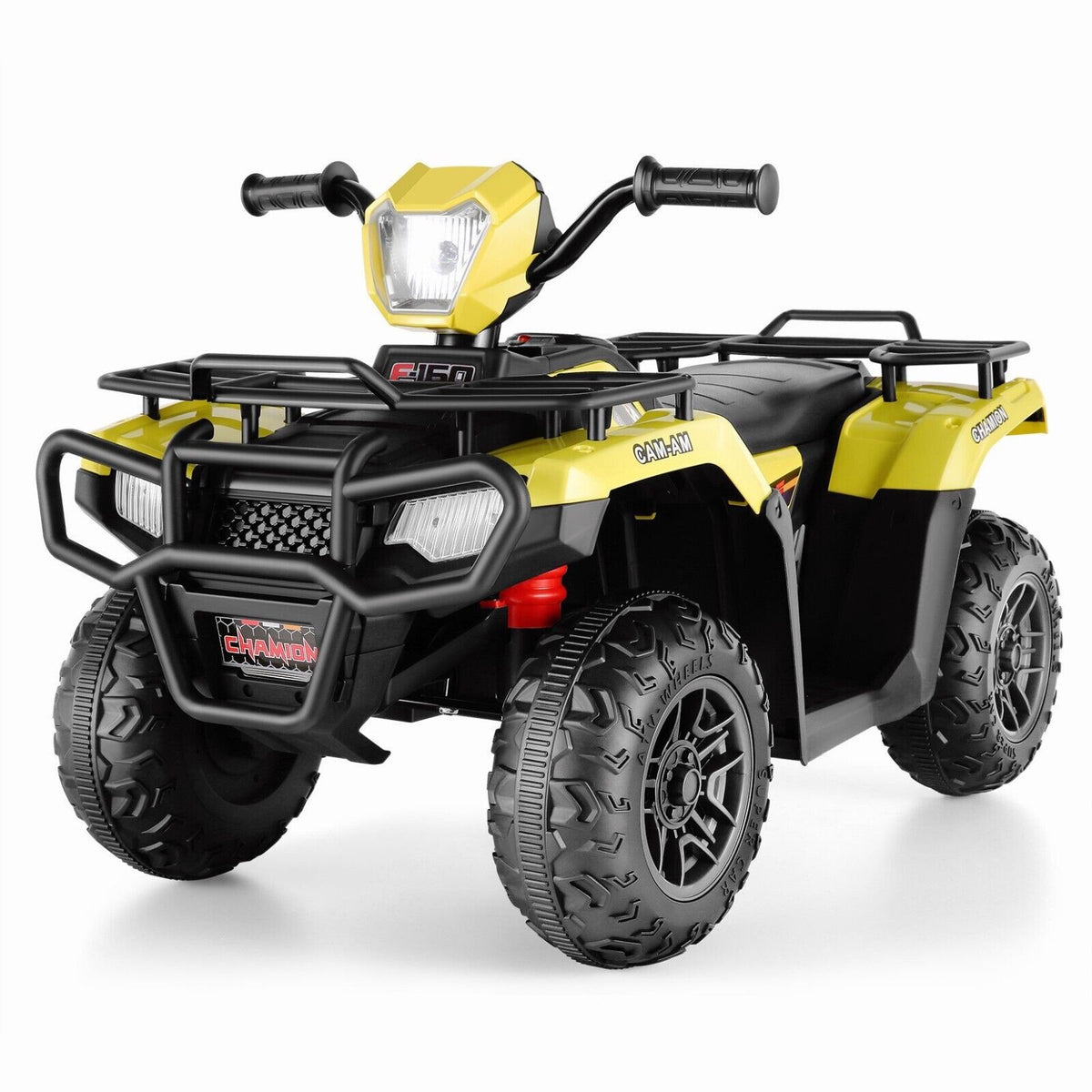 Electric Kids Ride On ATV 4-Wheeler Quad with Music, LED Lights, and USB for Ages 3-8