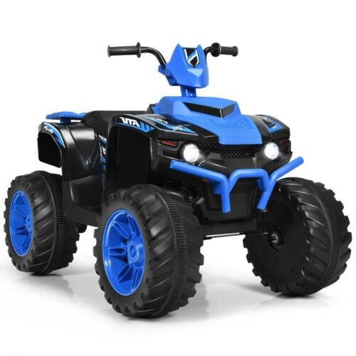 Electric ATV for Kids with LED Lights and Durable Treaded Tires - 12V