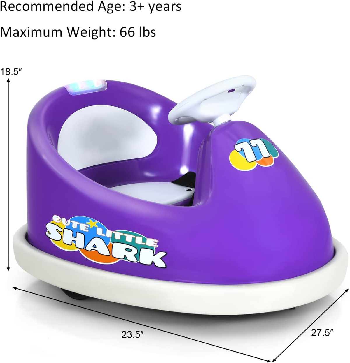 Electric Bumper Car for Kids with Remote Control - 6V Toy Vehicle for Endless Fun!