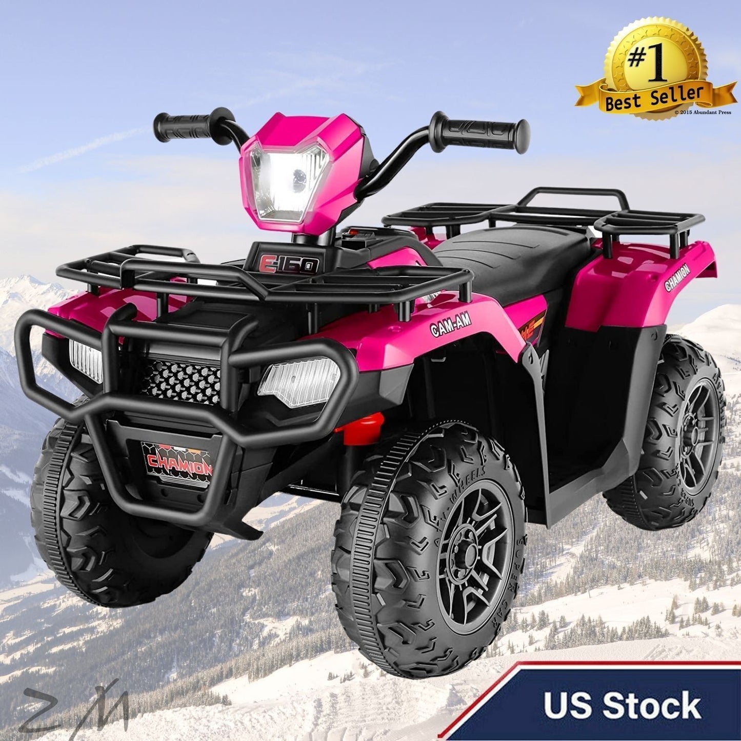 Electric Kids Ride On ATV 4-Wheeler Quad with Music and LED Lights - Perfect Gift for Children