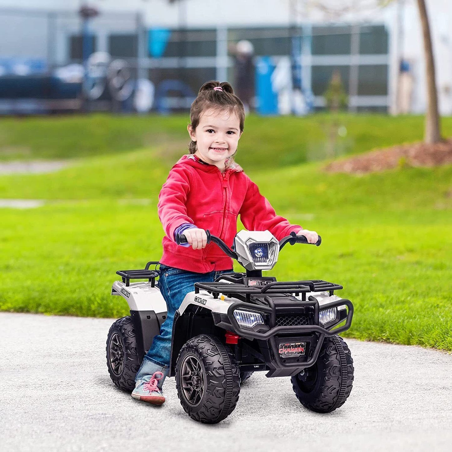 Electric Kids Ride On ATV 4-Wheeler Quad with Music and LED Lights - Perfect Gift for Children
