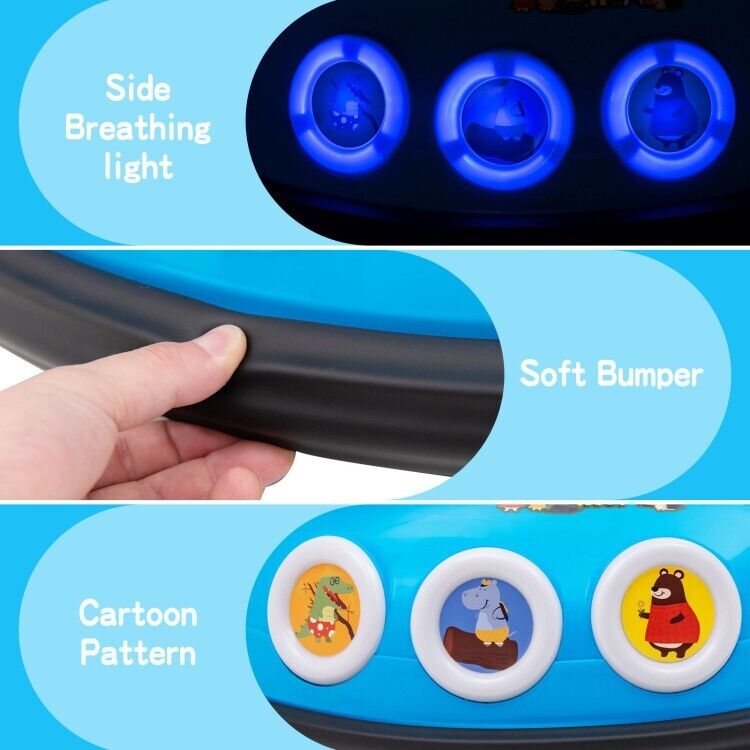 Electric Kids Ride On Bumper Car with Remote Control and Flashing LED Lights - Perfect Gift for Children