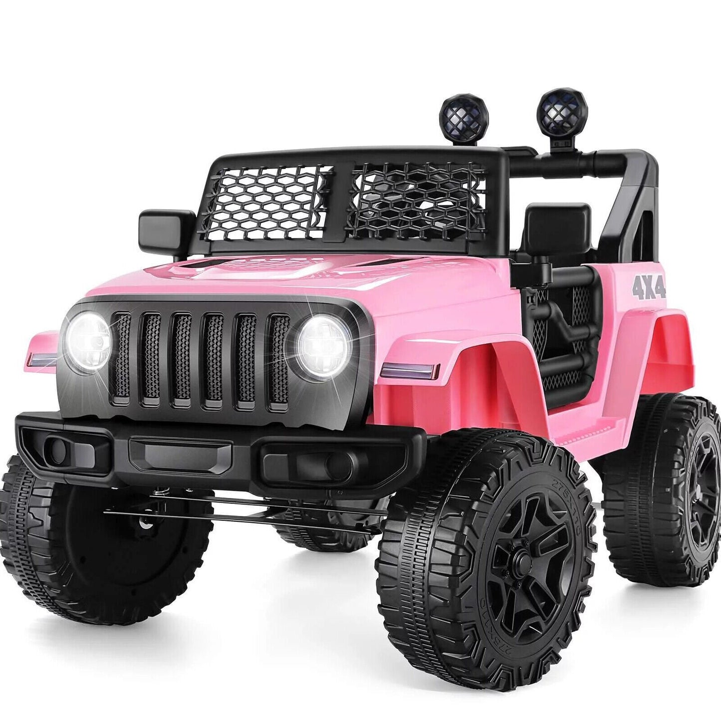 Electric Kids Ride On Car Power Wheels Jeep 2 Seater with 12V 7Ah Battery - Safe and Fun!