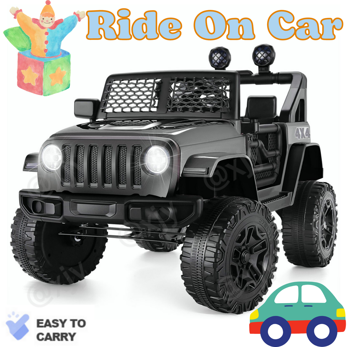 Kid Ride on Toy Car with Remote Control - Electric Truck for Children, Perfect Gift!