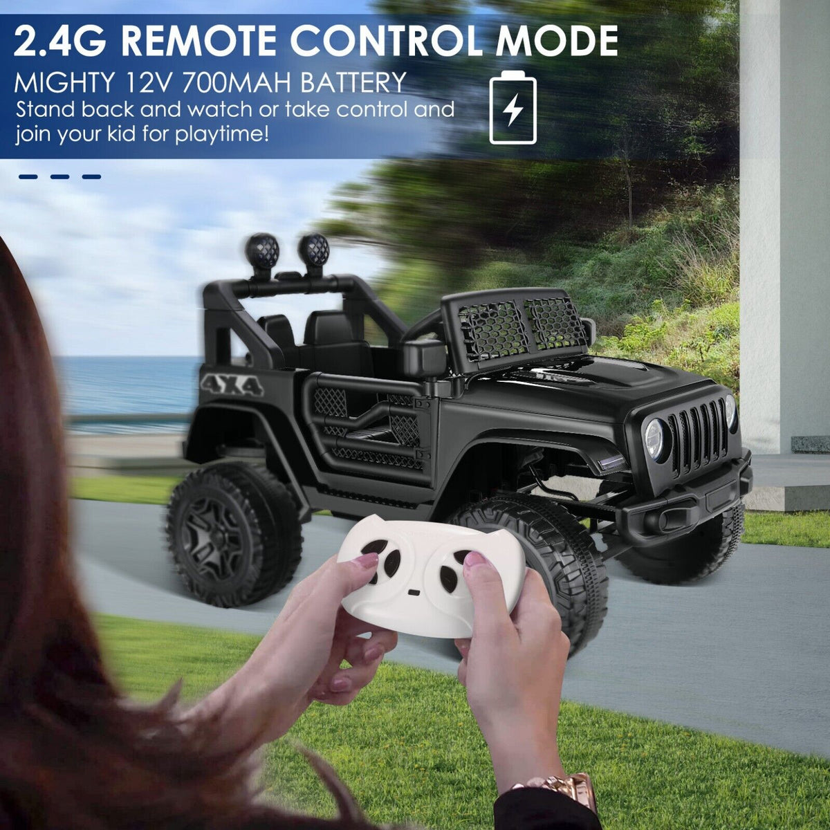 Remote Controlled Lamborghini Electric Car for Kids - 24/12V Ride On Toy Truck