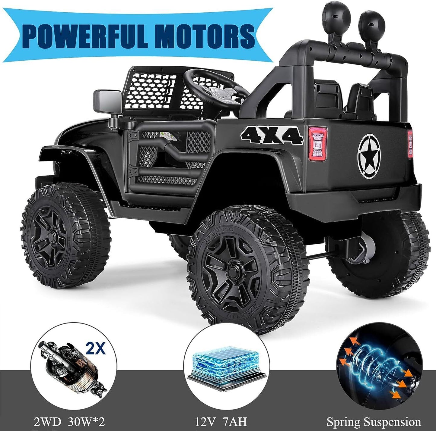 Remote Controlled Lamborghini Electric Car for Kids - 24/12V Ride On Toy Truck