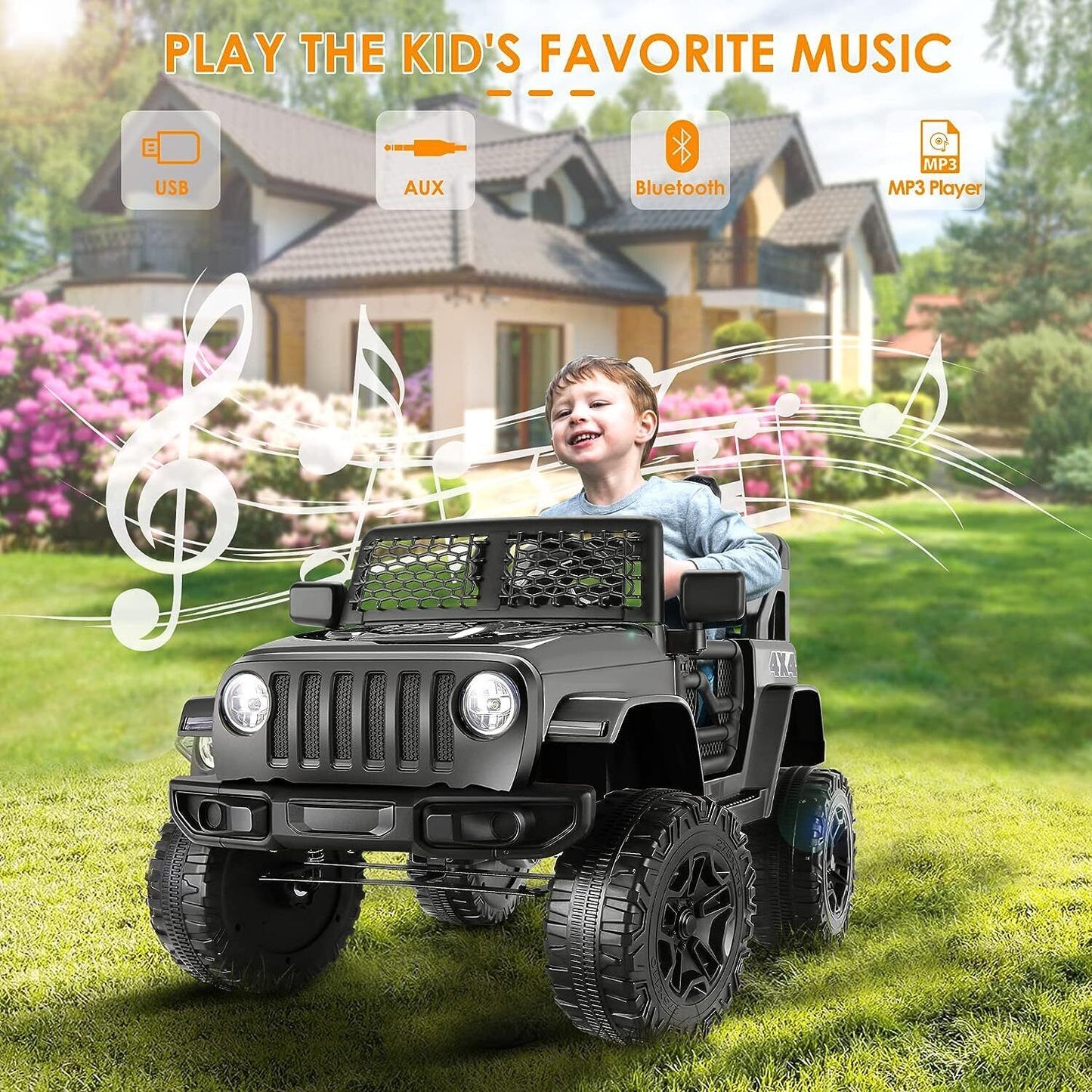 Remote Controlled Lamborghini Electric Car for Kids - 24/12V Ride On Toy Truck