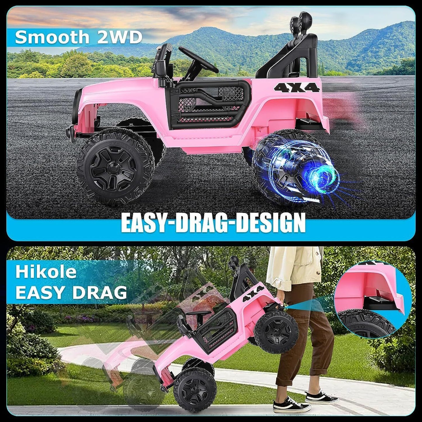 Remote Controlled Lamborghini Electric Car for Kids - 24/12V Ride On Toy Truck