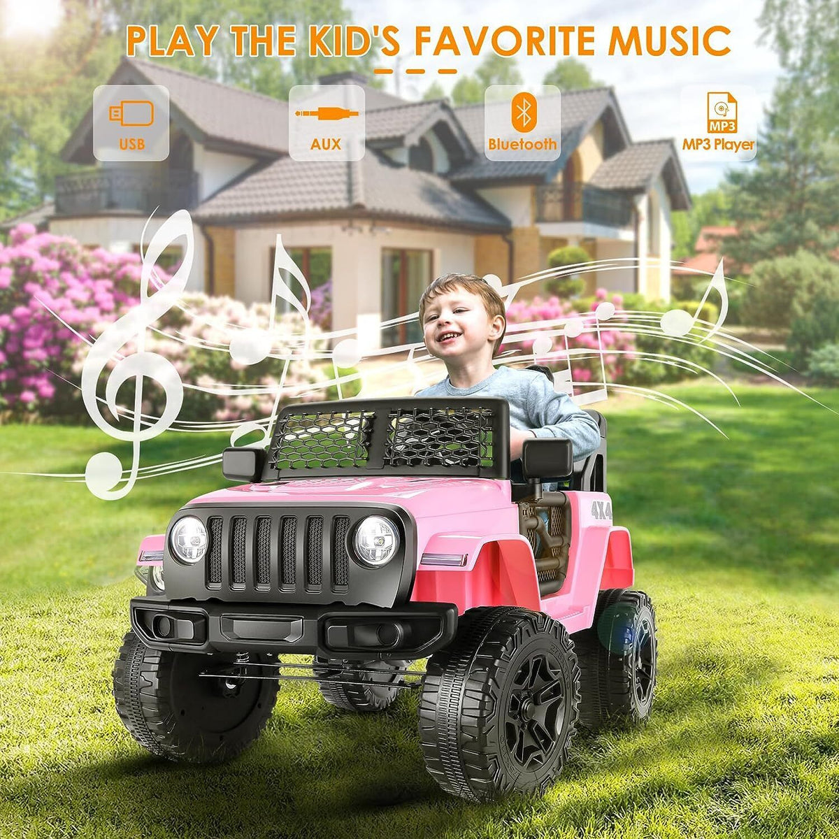 Remote Controlled Lamborghini Electric Car for Kids - 24/12V Ride On Toy Truck