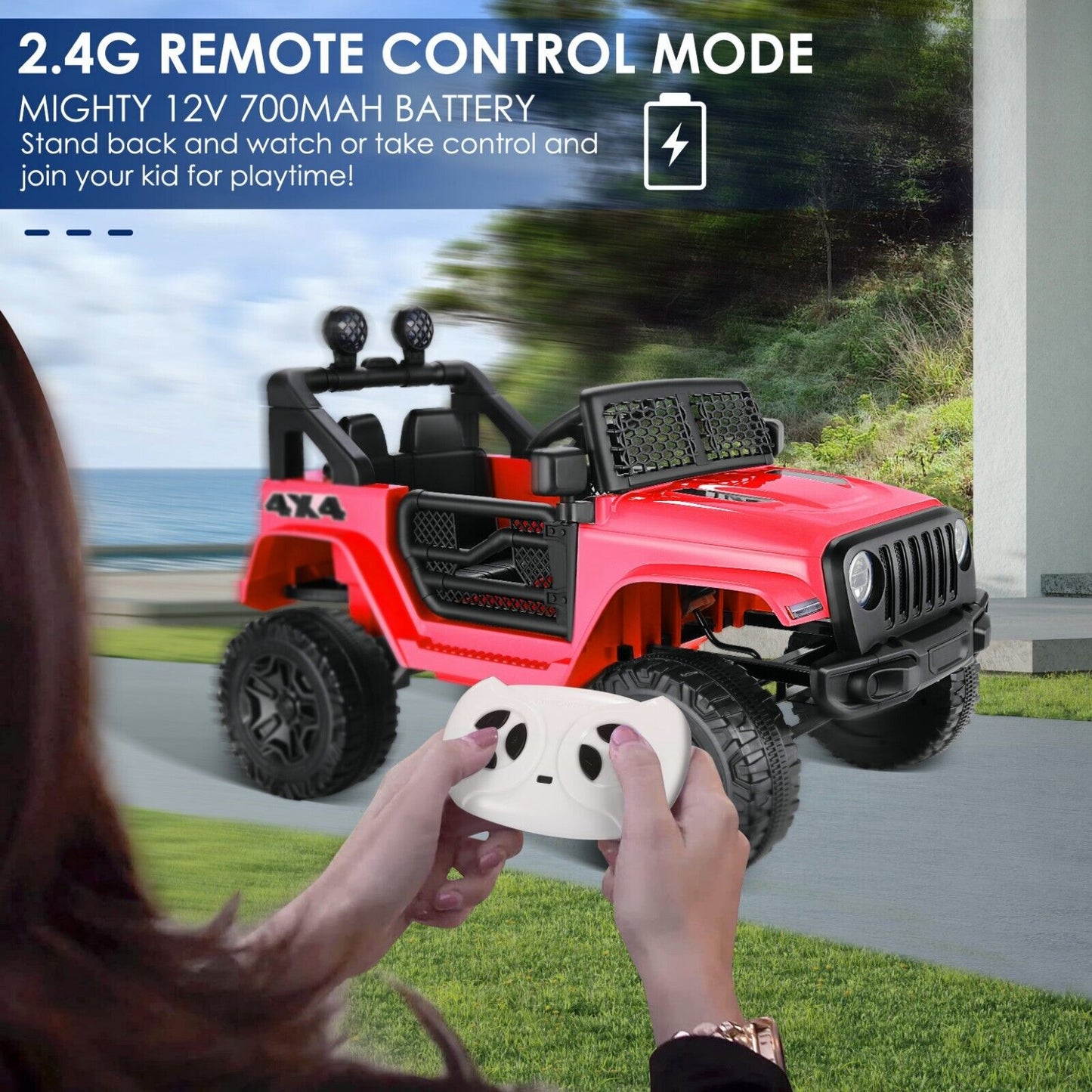 Remote Controlled Lamborghini Electric Car for Kids - 24/12V Ride On Toy Truck