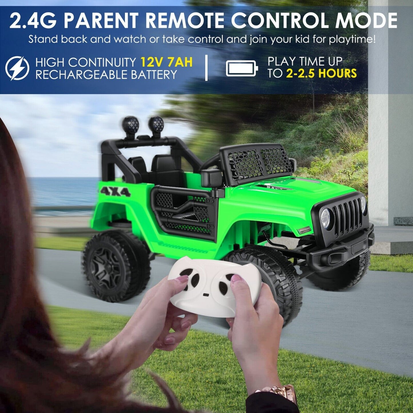 Remote Controlled Lamborghini Electric Car for Kids - 24/12V Ride On Toy Truck