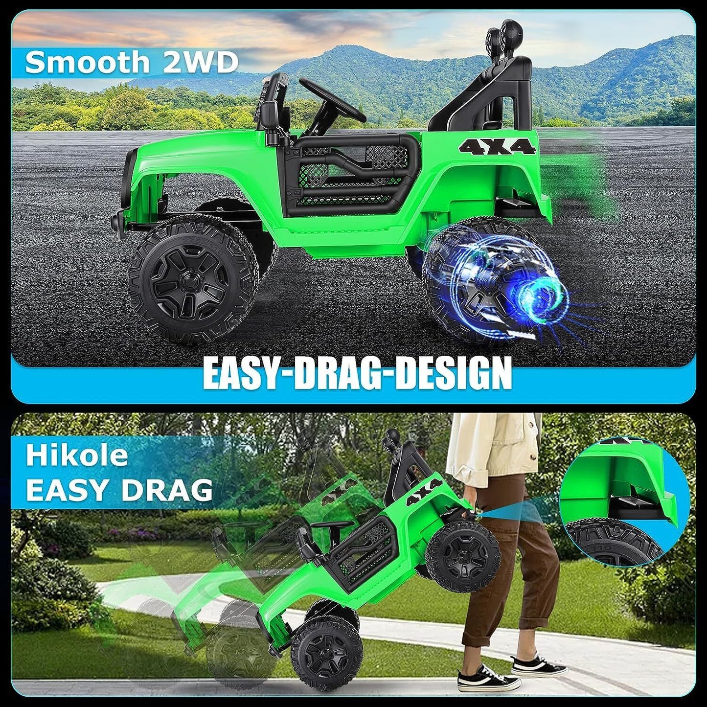 Remote Controlled Lamborghini Electric Car for Kids - 24/12V Ride On Toy Truck