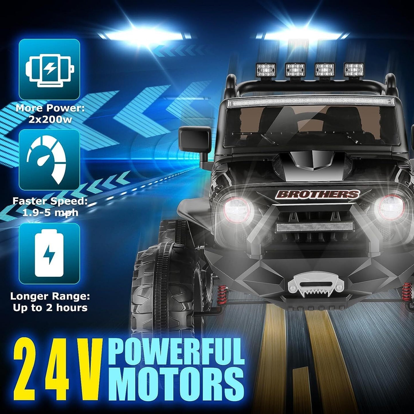 Remote Controlled Lamborghini Electric Car for Kids - 24/12V Ride On Toy Truck