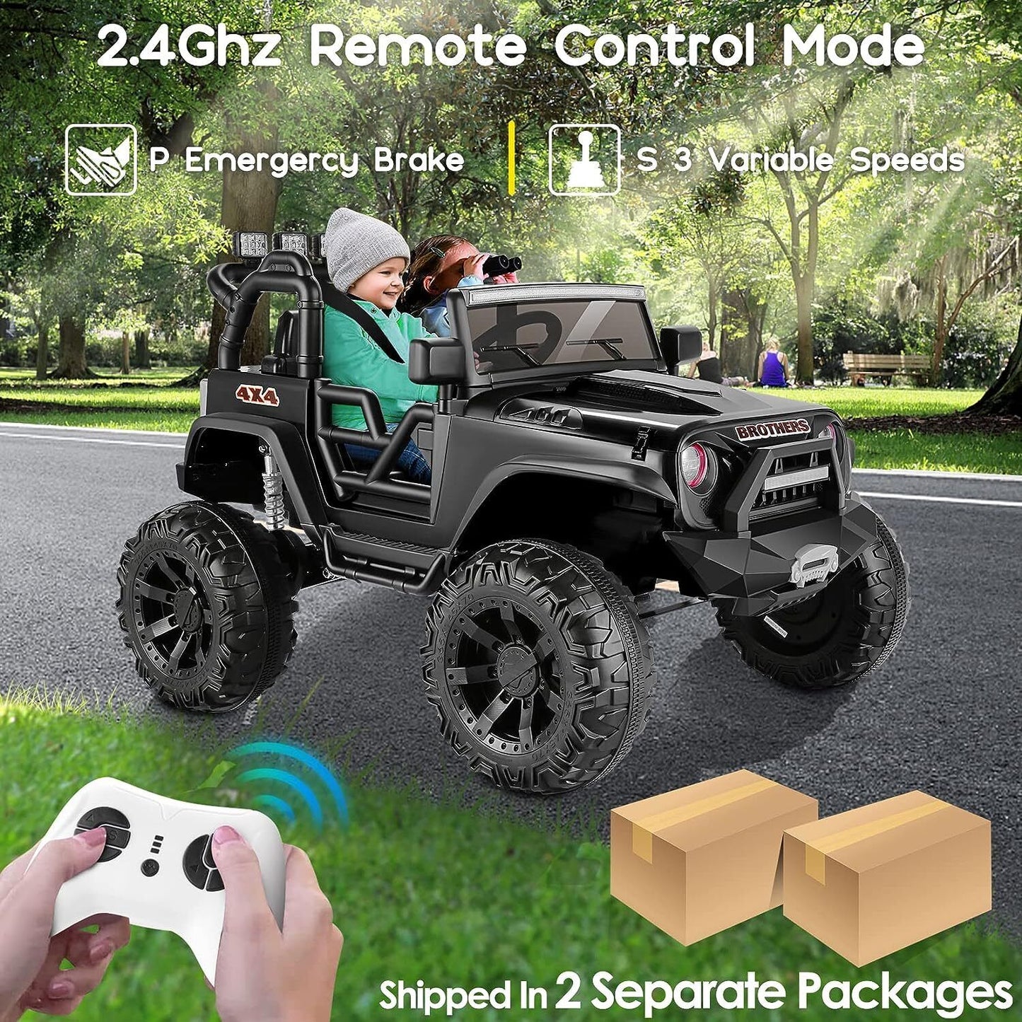 Remote Controlled Lamborghini Electric Car for Kids - 24/12V Ride On Toy Truck