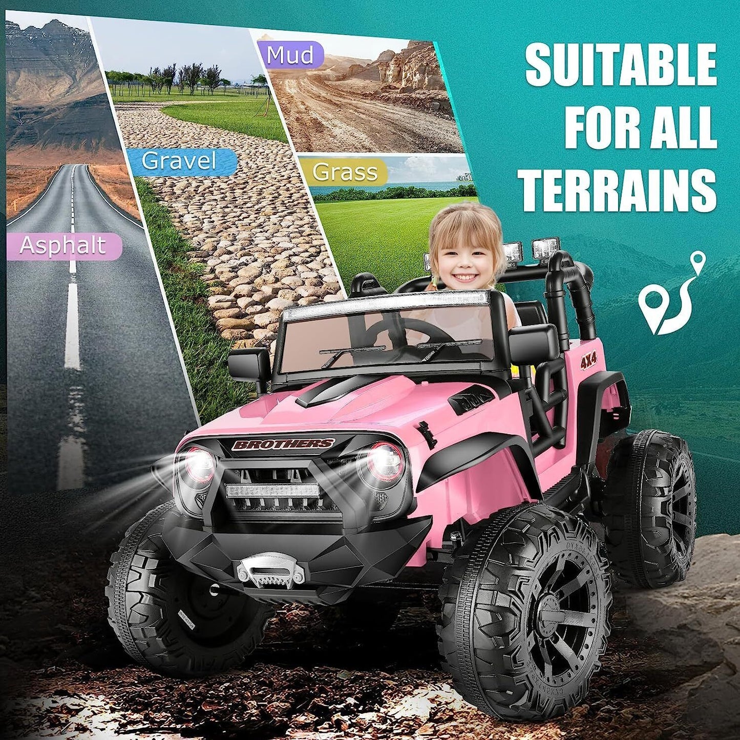 Remote Controlled Lamborghini Electric Car for Kids - 24/12V Ride On Toy Truck