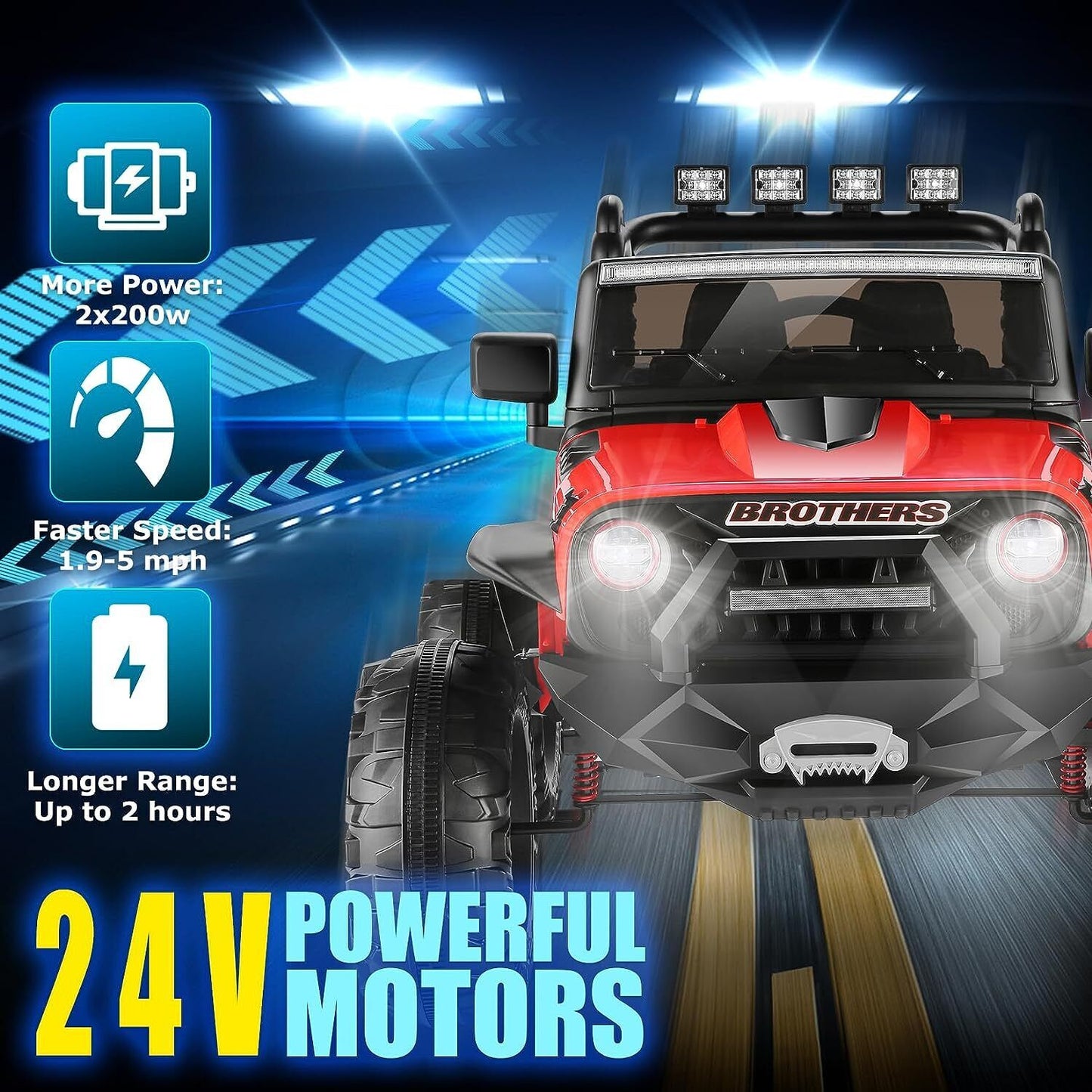 Remote Controlled Lamborghini Electric Car for Kids - 24/12V Ride On Toy Truck