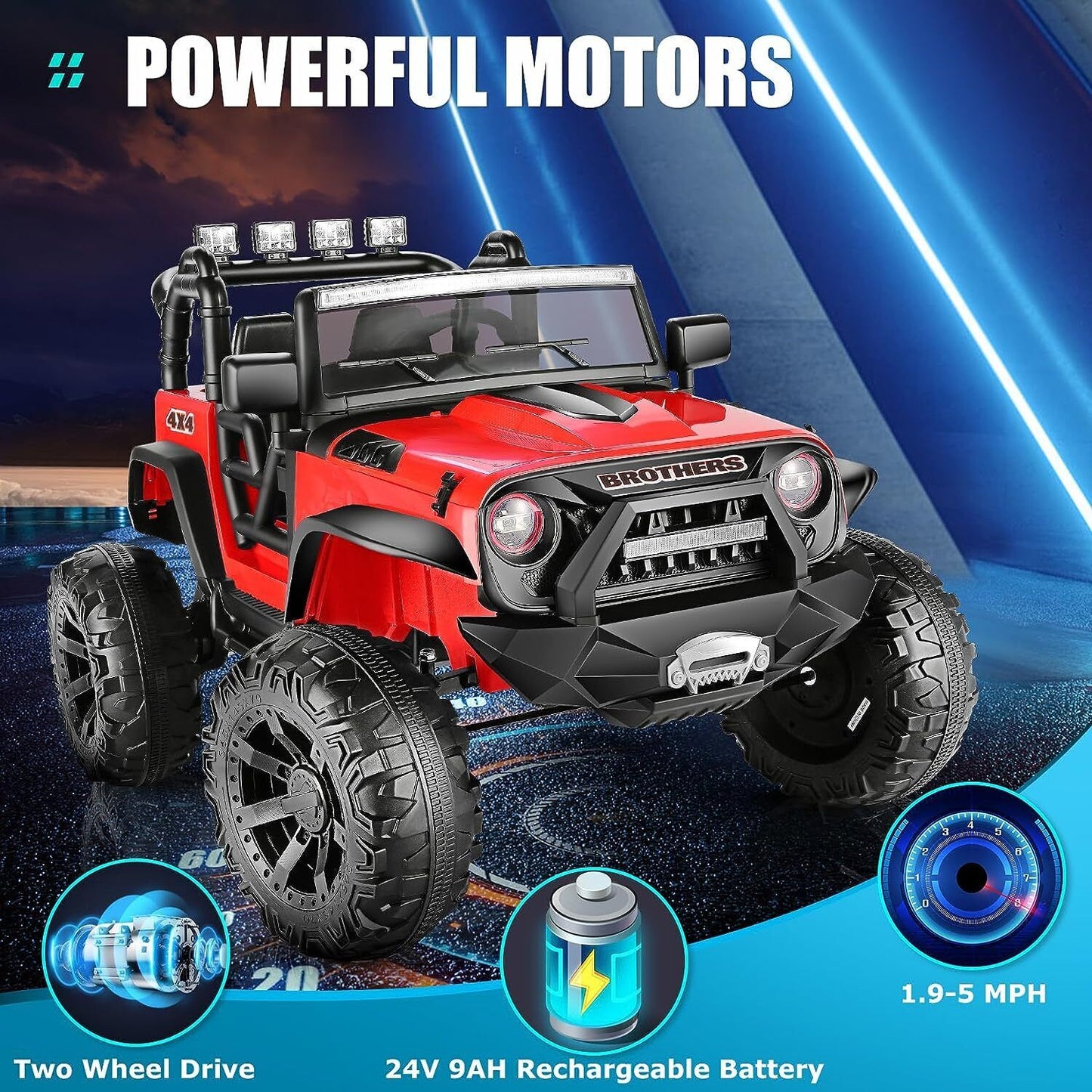 Remote Controlled Lamborghini Electric Car for Kids - 24/12V Ride On Toy Truck