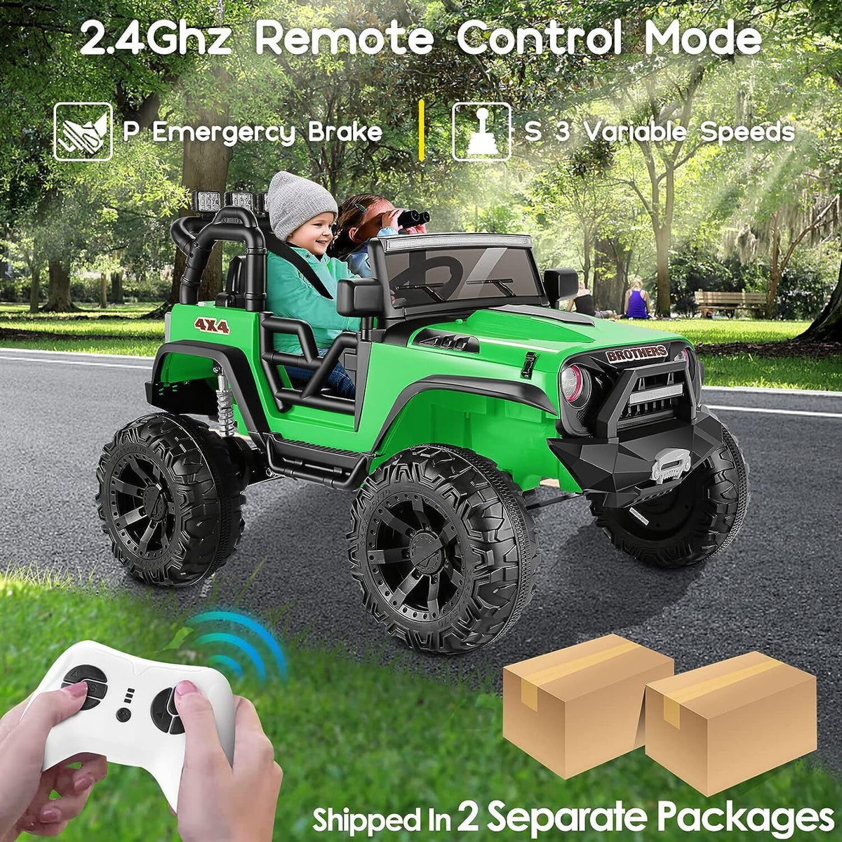 Remote Controlled Lamborghini Electric Car for Kids - 24/12V Ride On Toy Truck
