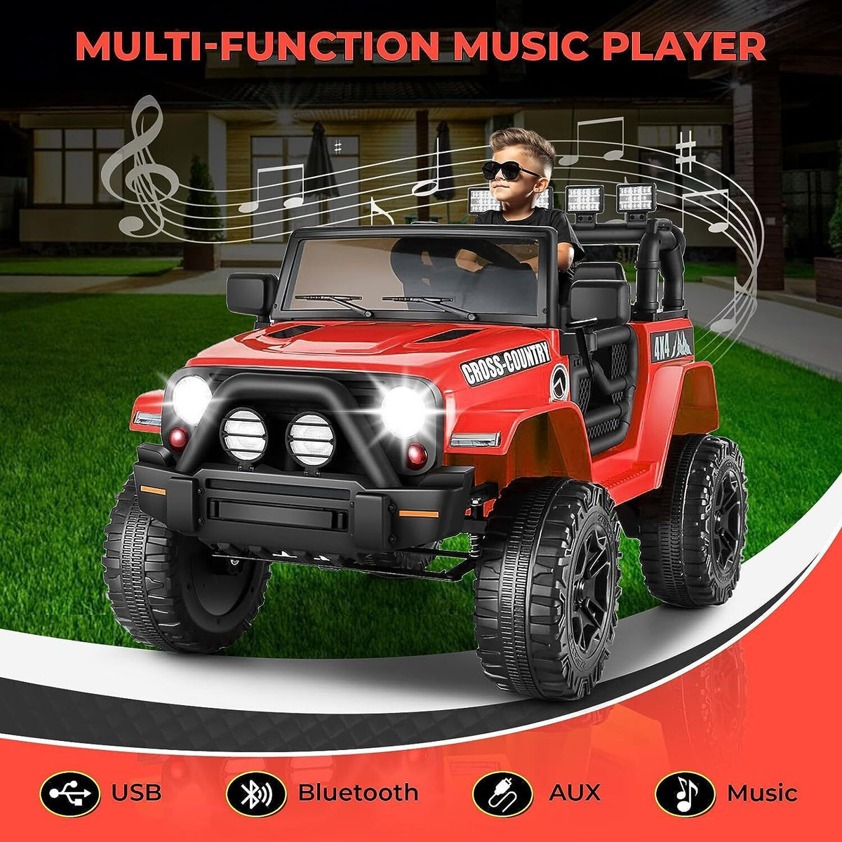Remote Controlled Lamborghini Electric Car for Kids - 24/12V Ride On Toy Truck