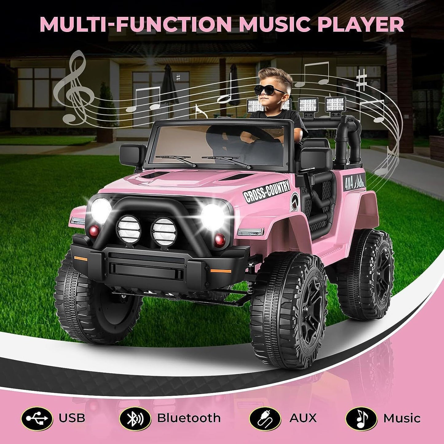 Remote Controlled Lamborghini Electric Car for Kids - 24/12V Ride On Toy Truck